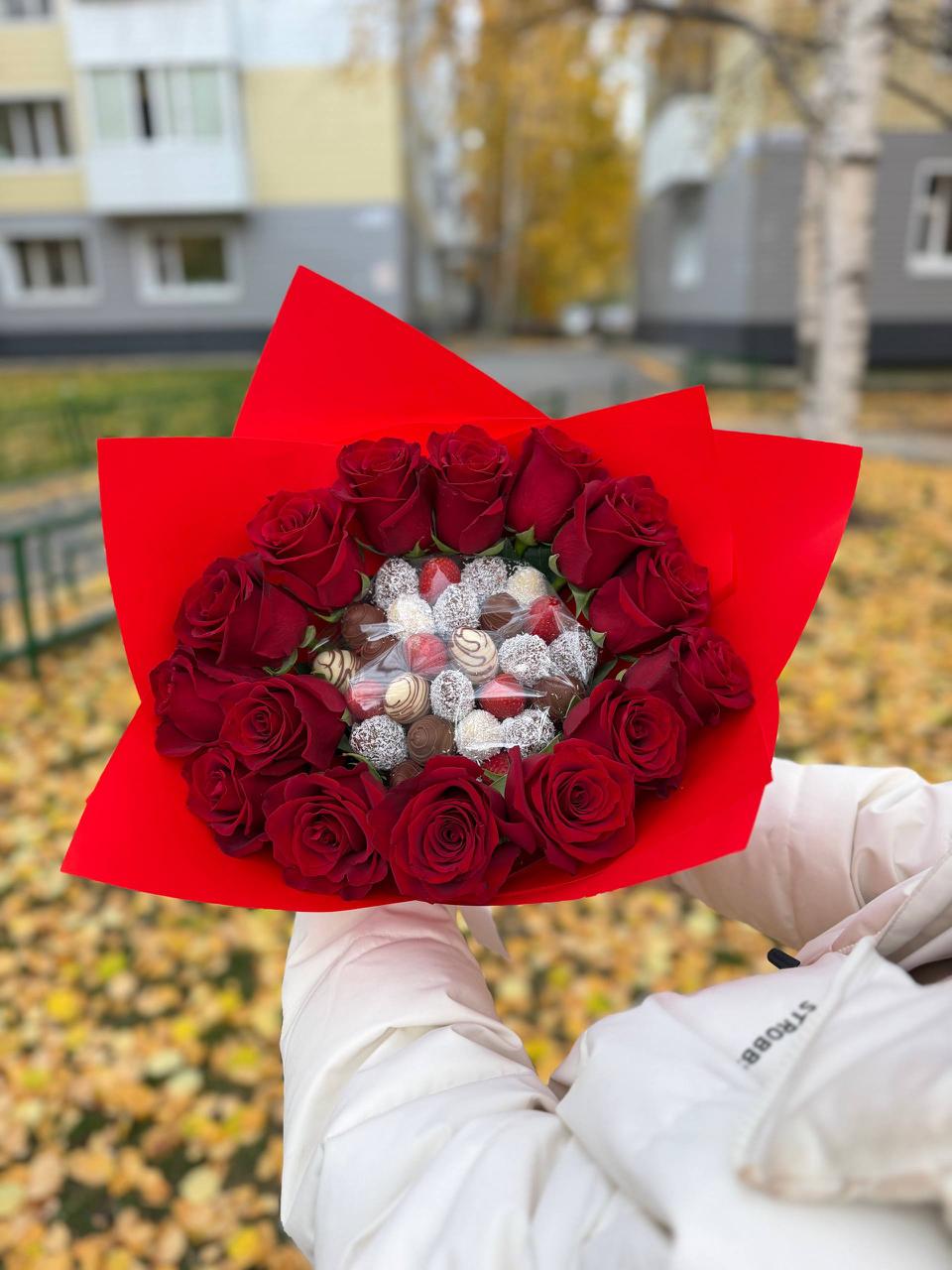 Фото Букет "Red XXL"